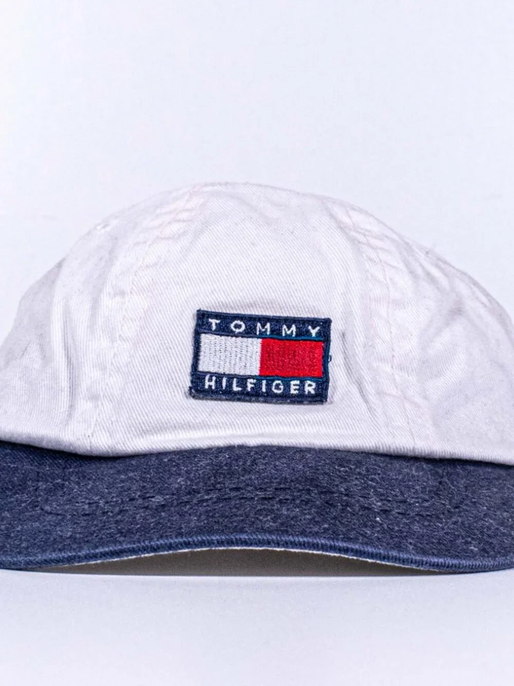 Vintage 90s Tommy Hilfiger Flag Hat Toddler Kids Cap Size S M Retro Hip Hop